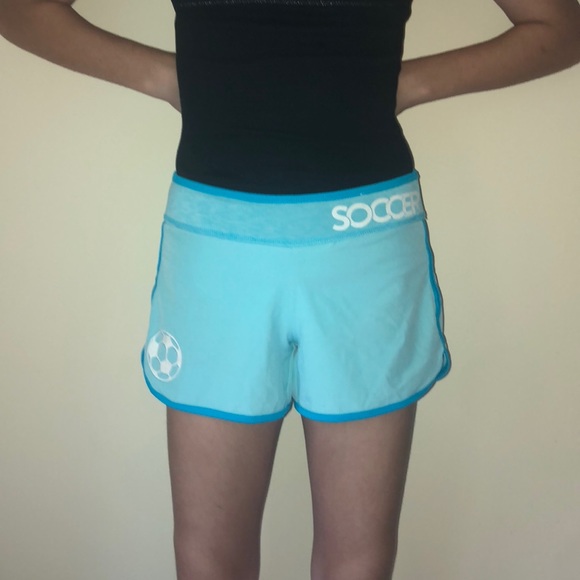 Blue gym soccer shirts from Justice - Picture 1 of 2